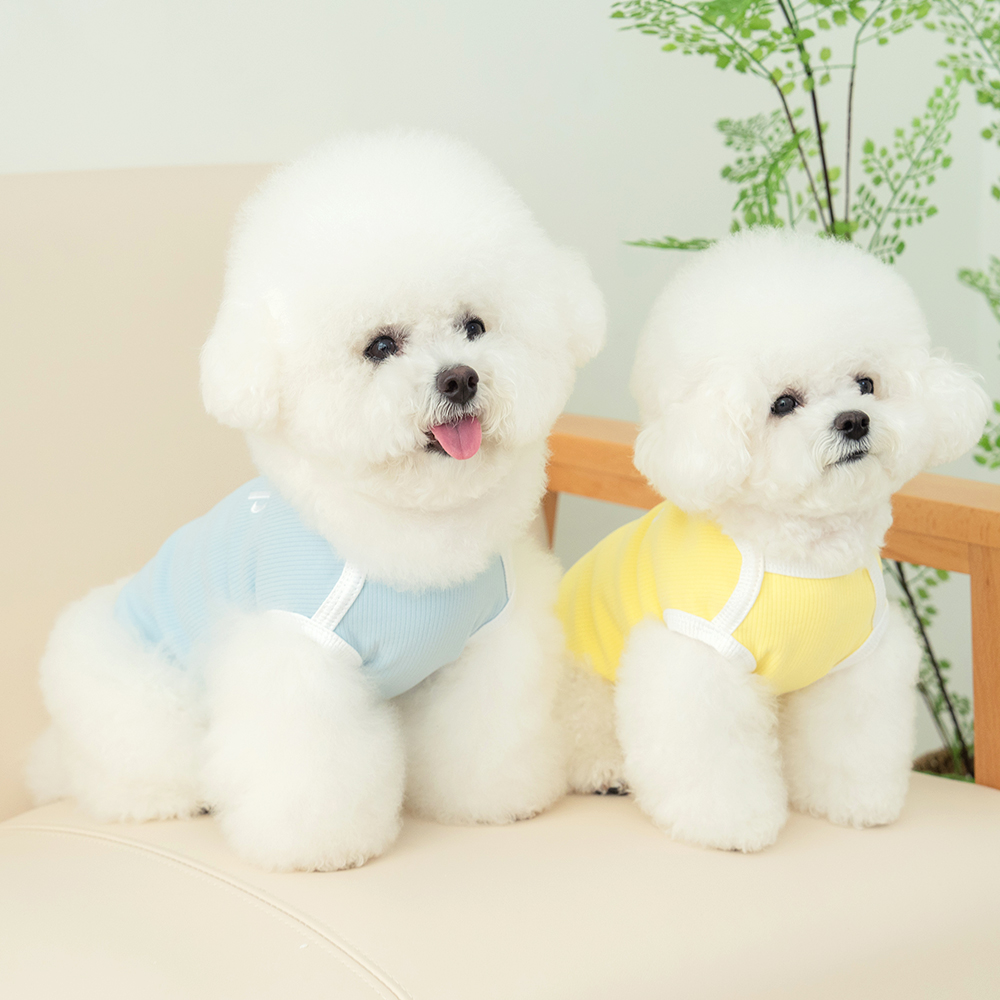 강아지옷 강아지 반려견 실내복 겨울옷 밀키 티셔츠 - 상세 이미지 5