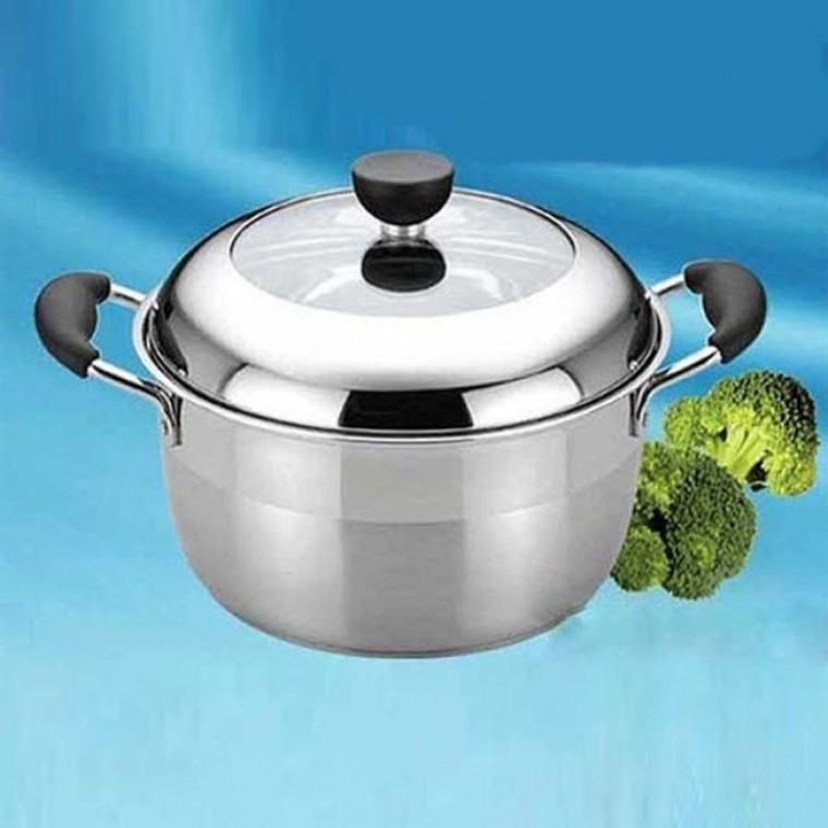 키친플라워 인덕션 냄비 찌게 스텐 양수 22cm - 상품 이미지