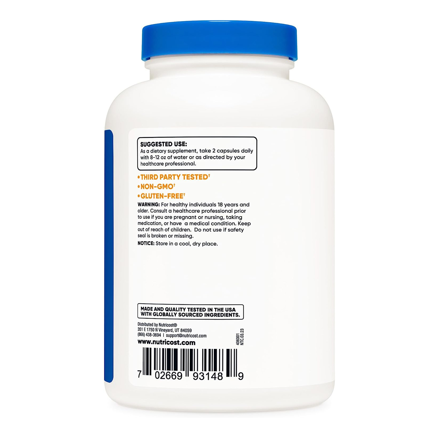 뉴트리코스트 호로파 종자 추출물 1350mg 240캡슐 - 상세 이미지 3