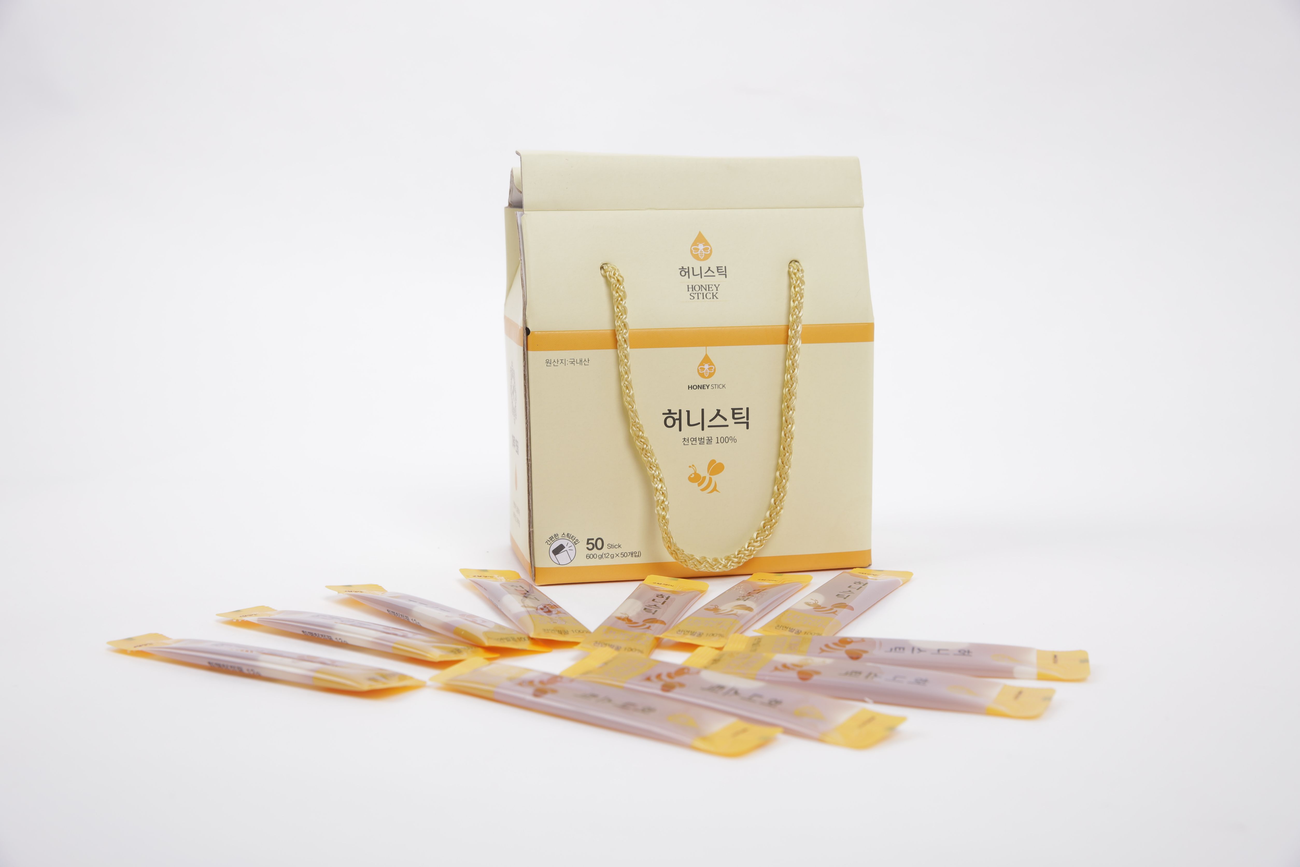 함평청정 벌꿀 아카시아 밤꿀 허니 스틱꿀 행사 답례품 50봉 제품 이미지