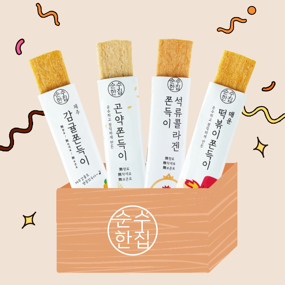 곤약쫀득이 4종 혼합 선물세트 1박스+1박스 - 상세 이미지 2