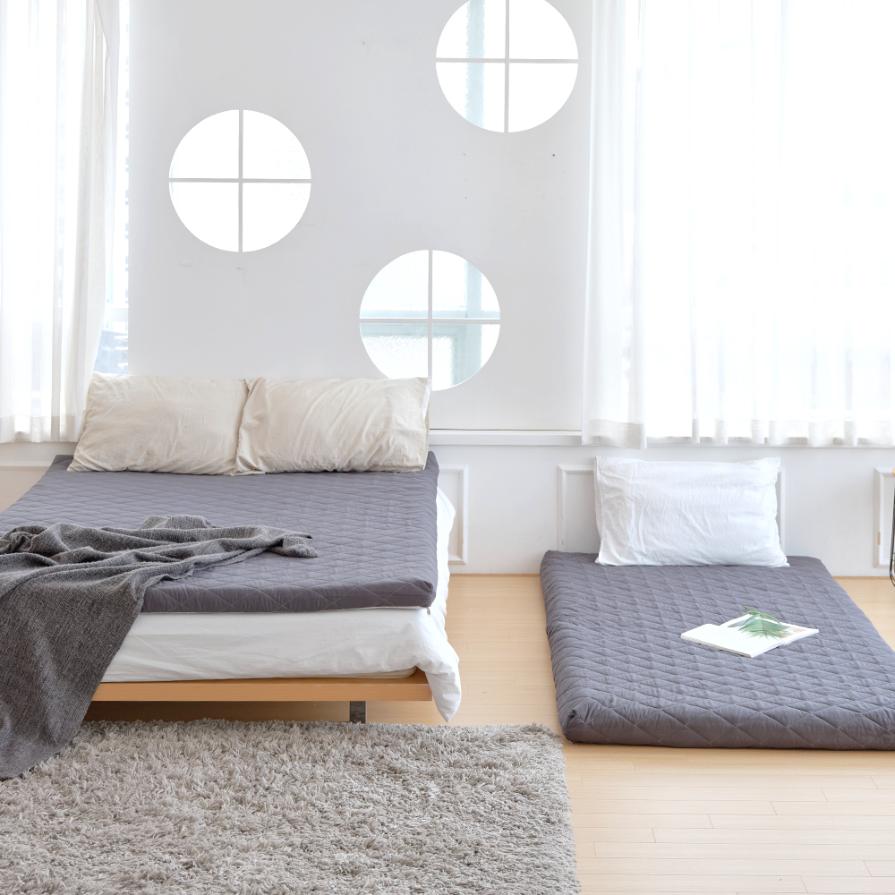 코끼리리빙 잠왕 9존 마약 매트리스 토퍼 방수 속 커버 8mc 12cm