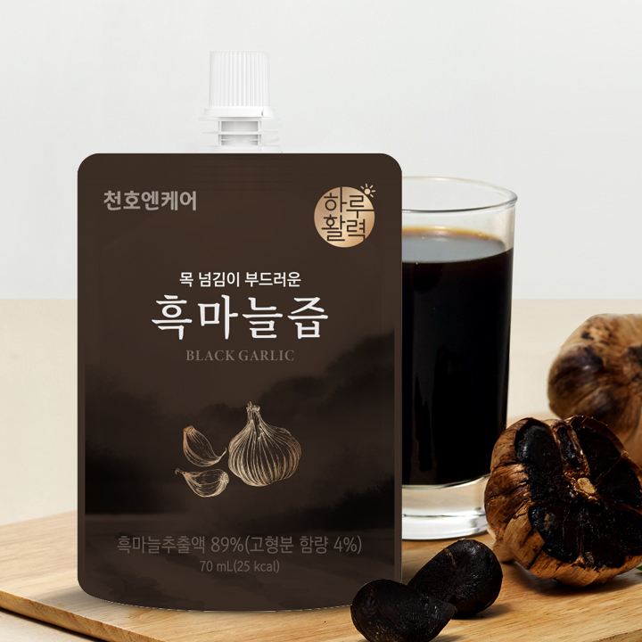 천호엔케어 100% 국산 흑마늘진액 자연숙성 흑마늘즙 30포, 2개 이미지 4