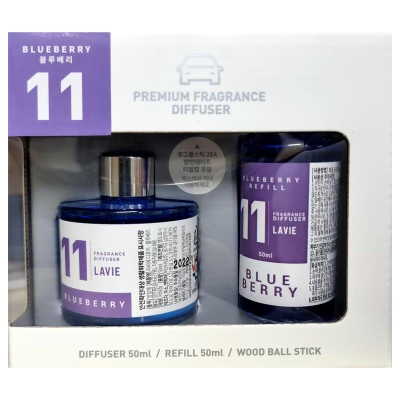 LAVIE 라비에 차량용 기프트세트 본품50ml+리필50ml 11블루베리 013159 - 상세 이미지 2
