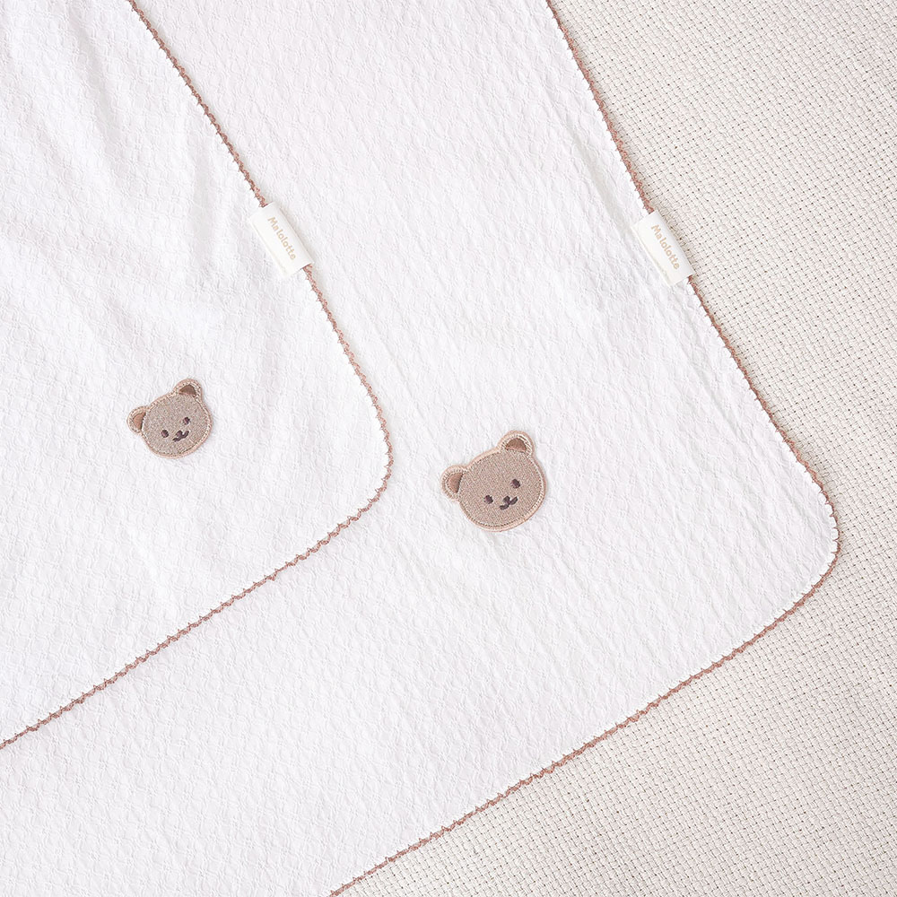 [원가이하] 마롤로뜨 포인트 인견블랭킷 아기 이불 담요 여름 신생아 어린이집 65x65