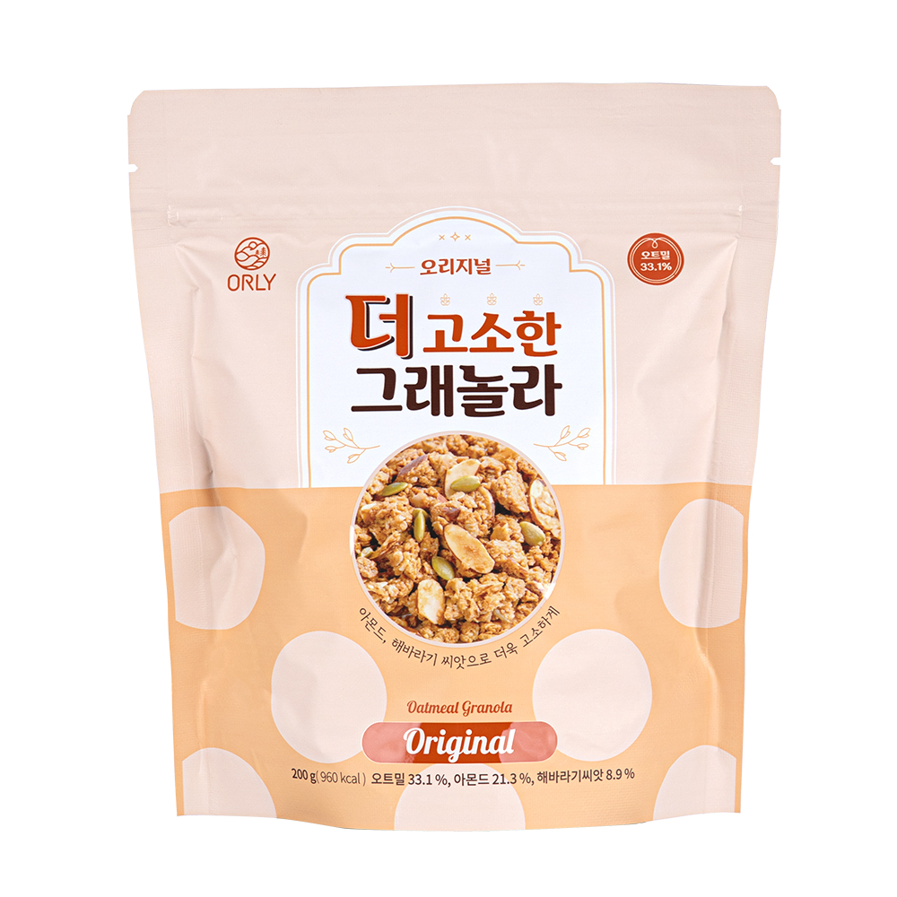 올리 더 고소한 그래놀라 200g 통곡물 시리얼 아침대용 - 상세 이미지 2
