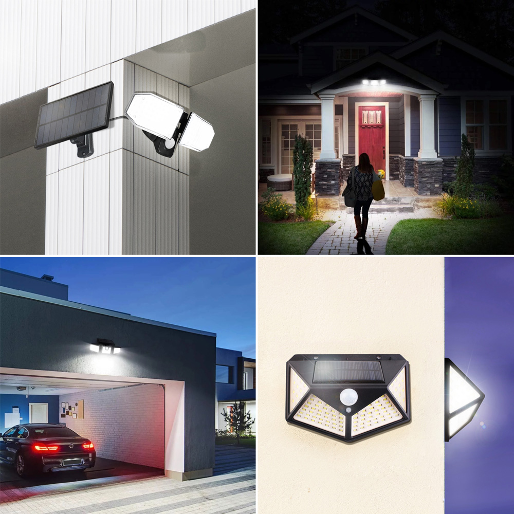태양광 센서등 센스등 분리형 태양열 센서조명 조명등 LED 가로등 빔 계단 벽등 120구