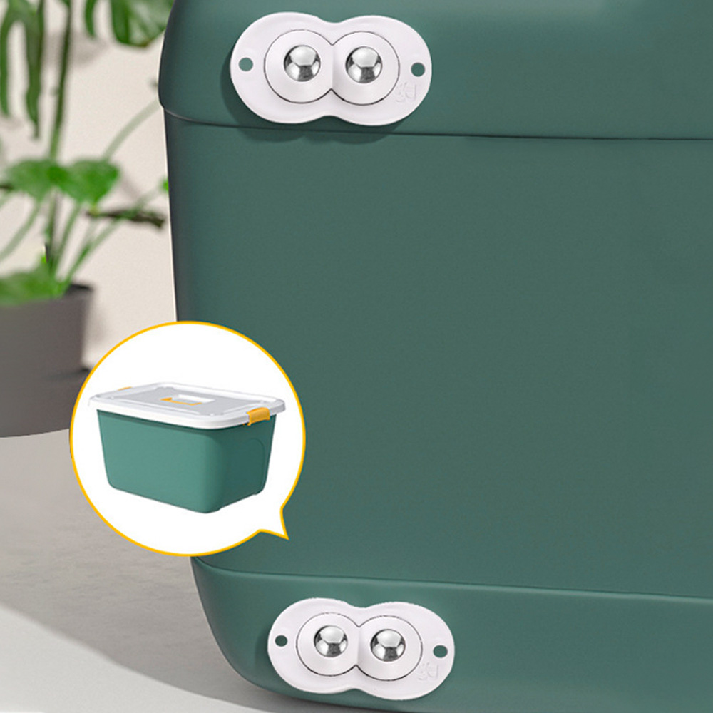 전방향 이동 가구바퀴 스틸 4구슬 미니 의자 이동식 테이블 바퀴