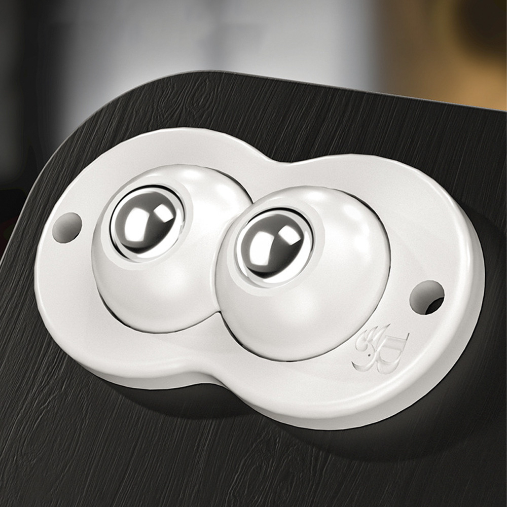 전방향 이동 가구바퀴 스틸 4구슬 미니 의자 이동식 테이블 바퀴