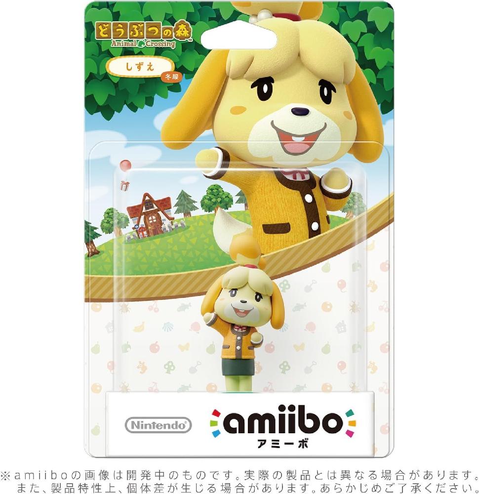 아미보 동물의 숲 피규어 일본내수용 amiibo Shizue 겨울 옷 굿즈 가챠 슈퍼 인형 - 상세 이미지 2