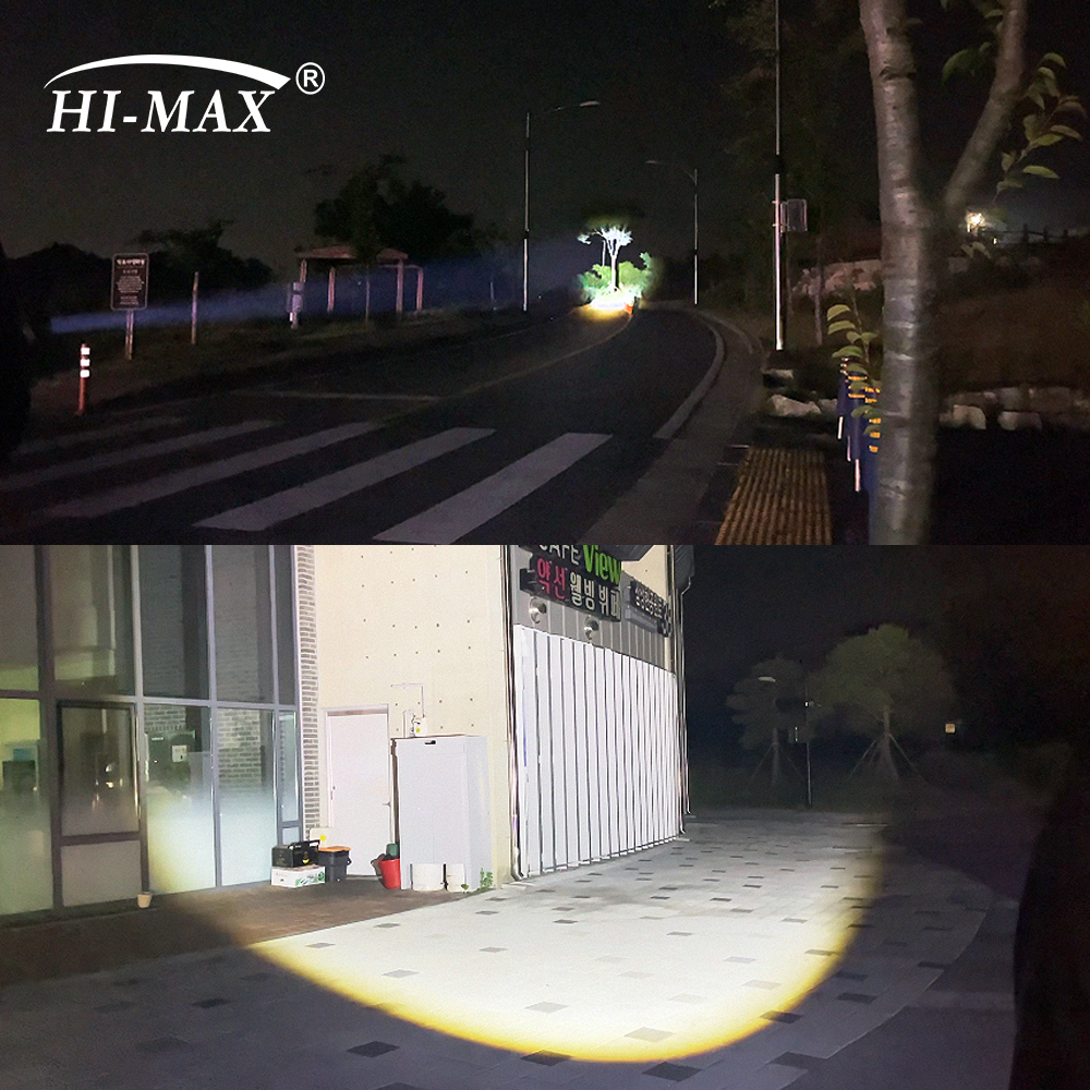 하이맥스 컴팩트한 사이즈 미니 LED 줌 레이저 손전등 후레쉬 랜턴 LS-10 풀세트 - 상세 이미지 3