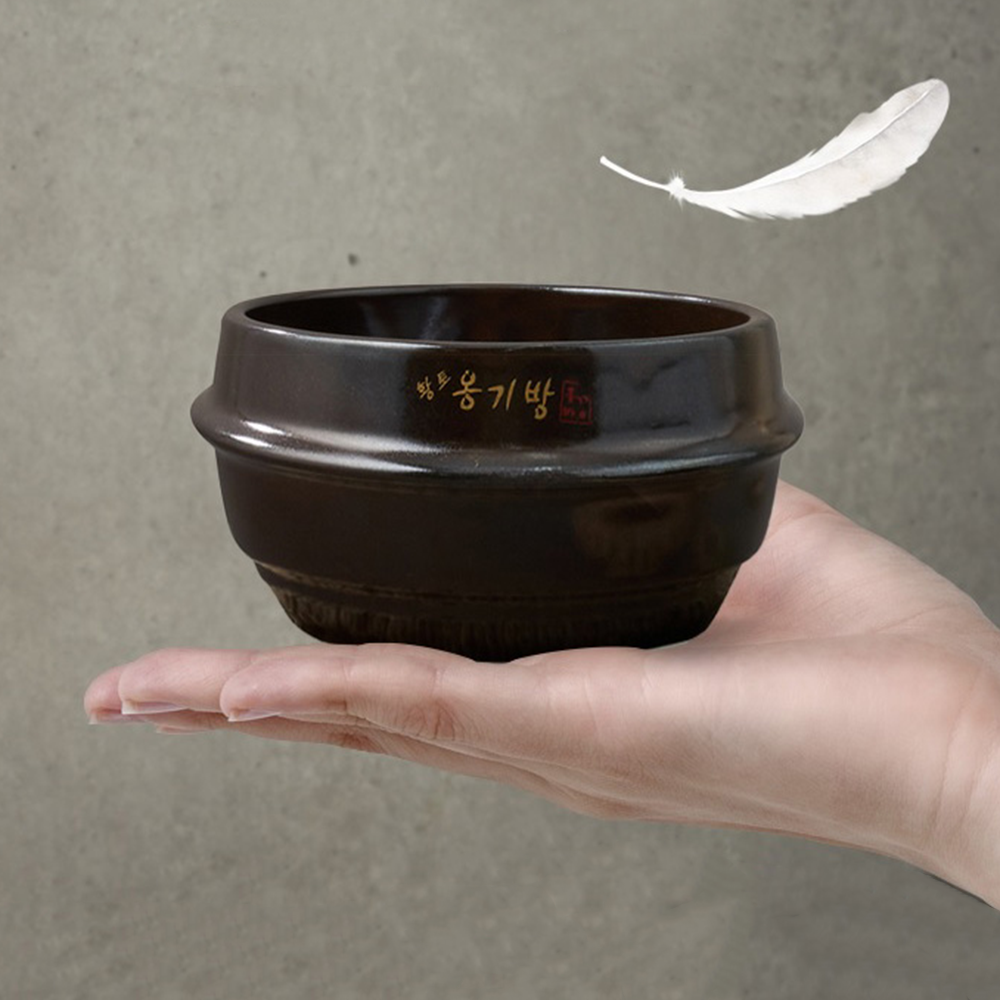 옹기방 계란찜뚝배기 가정용 업소용 내열냄비 뚝배기 가마솥 1호 - 상품 이미지