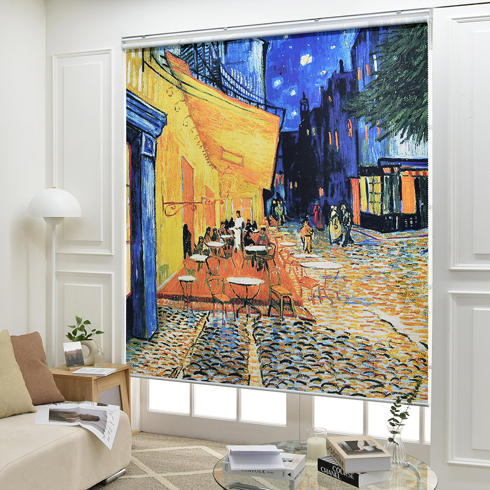 아라크네 롤스크린 아이방 실사 블라인드 아기방 창문 거실 나무풍경 30x30