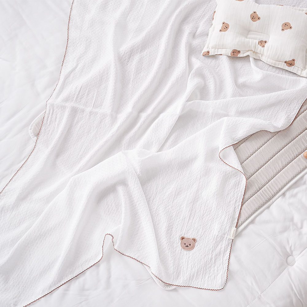 [원가이하] 마롤로뜨 포인트 인견블랭킷 아기 이불 담요 여름 신생아 어린이집 65x65