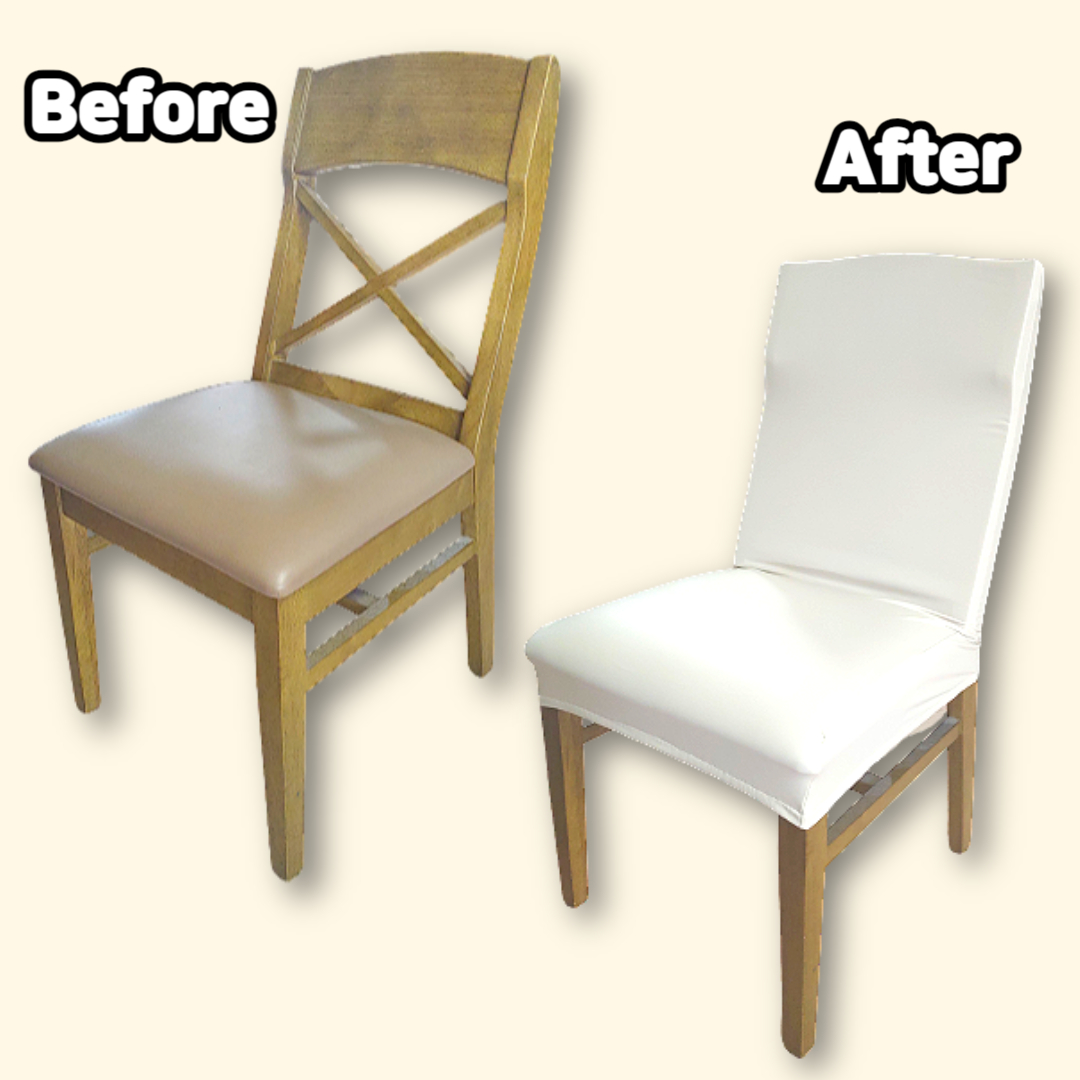 식탁의자커버 가죽교체 식탁의자 리폼 천갈이 덮개 시트 DD080