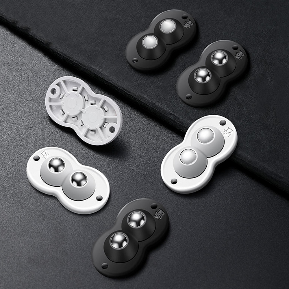 전방향 이동 가구바퀴 스틸 4구슬 미니 의자 이동식 테이블 바퀴