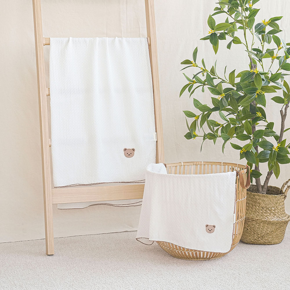 [원가이하] 마롤로뜨 포인트 인견블랭킷 아기 이불 담요 여름 신생아 어린이집 65x65