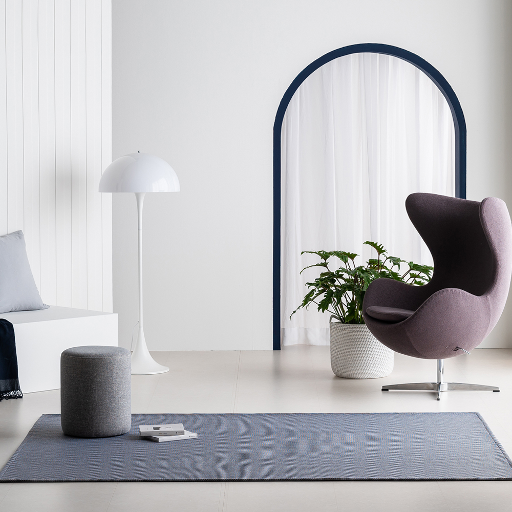 사계절 먼지없는 거실 러그 사이잘룩 카페트 45x120cm