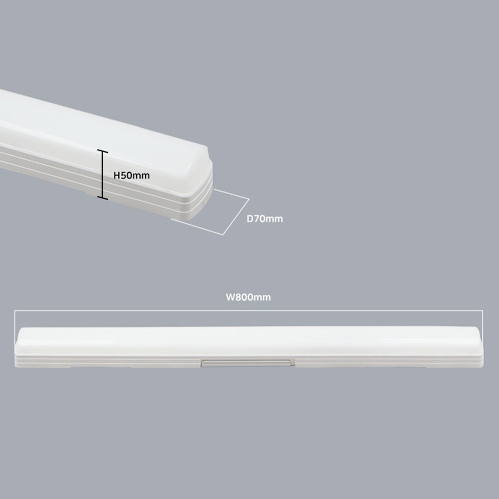 LED 일자등 천장등 에코 리츠 광폭 50W 복도 베란다조명 - 상세 이미지 5