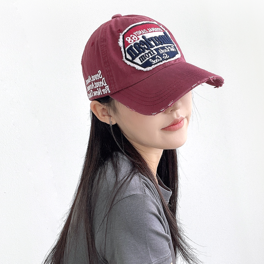 아메리칸 68 Y2K 빈티지 워싱 남자여자 야구 볼캡 모자