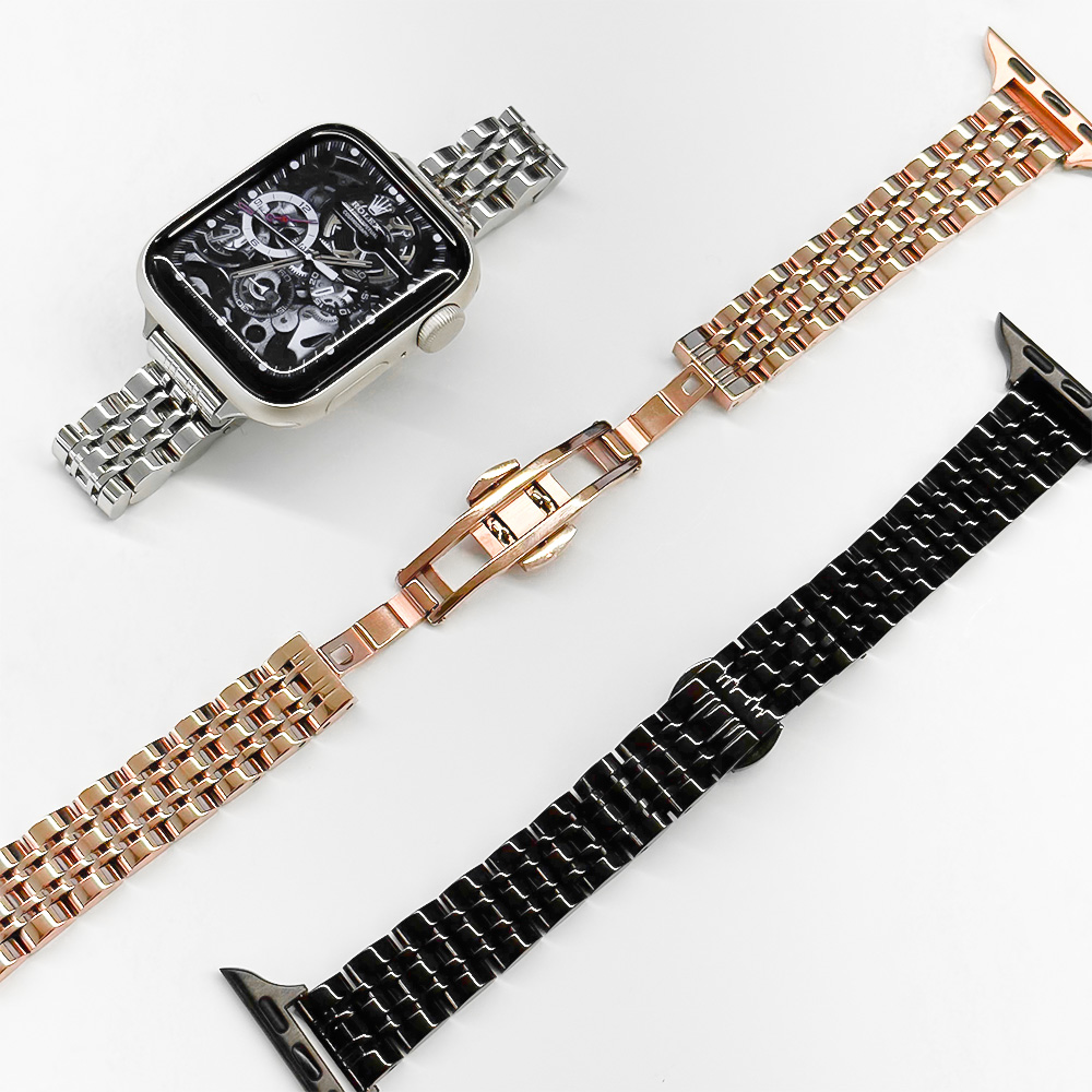 힐링쉴드 애플워치 더블 라인 메탈 스트랩 DM시리즈 38/40/41/42mm