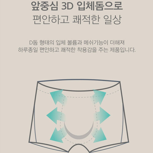 스페클로 리버프리 남자 퓨징드로즈 남성팬티 속옷 1매 이미지 3