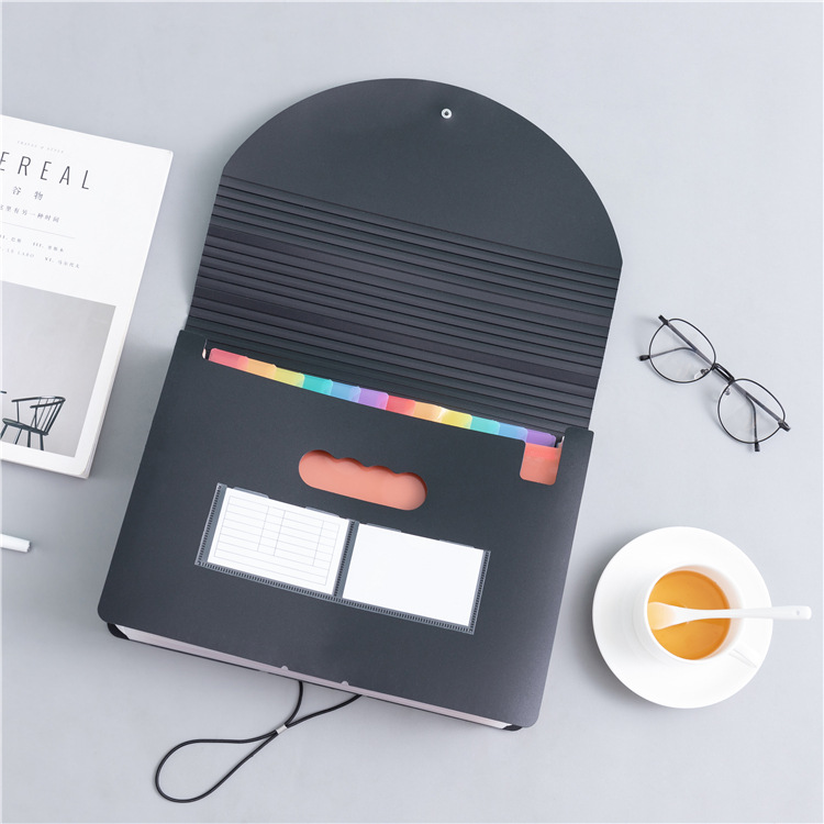 25포켓 아코디언 파일 파일철 도큐먼트 클리어 화일 서류 정리 A4 이미지 2