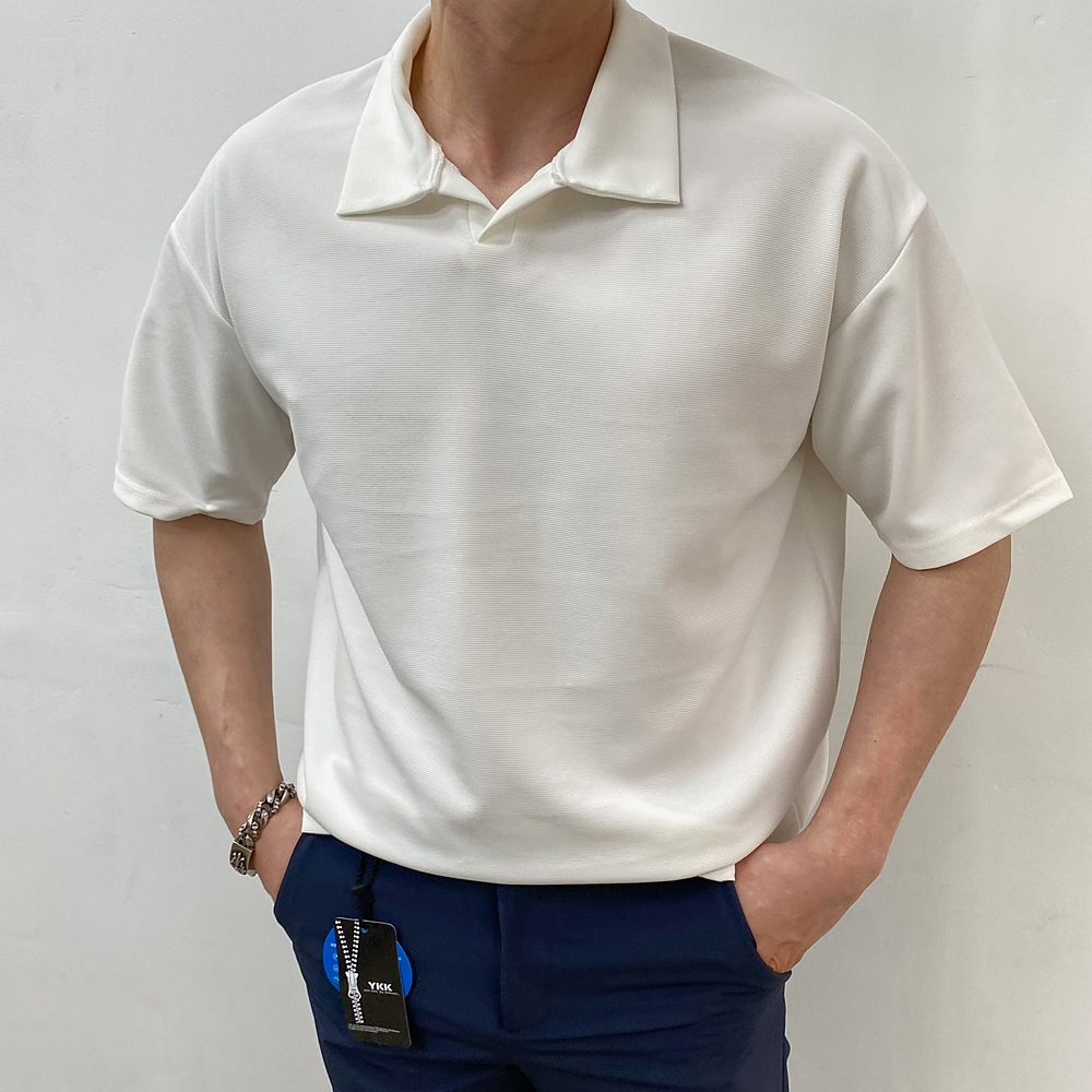 헨리넥반팔 남자오버핏반팔 이미지 2