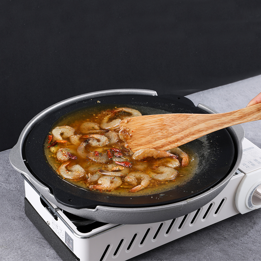 국산 2in1 대디스타 이고다 양면 그리들 솥뚜껑구이판 33cm 전용가방포함