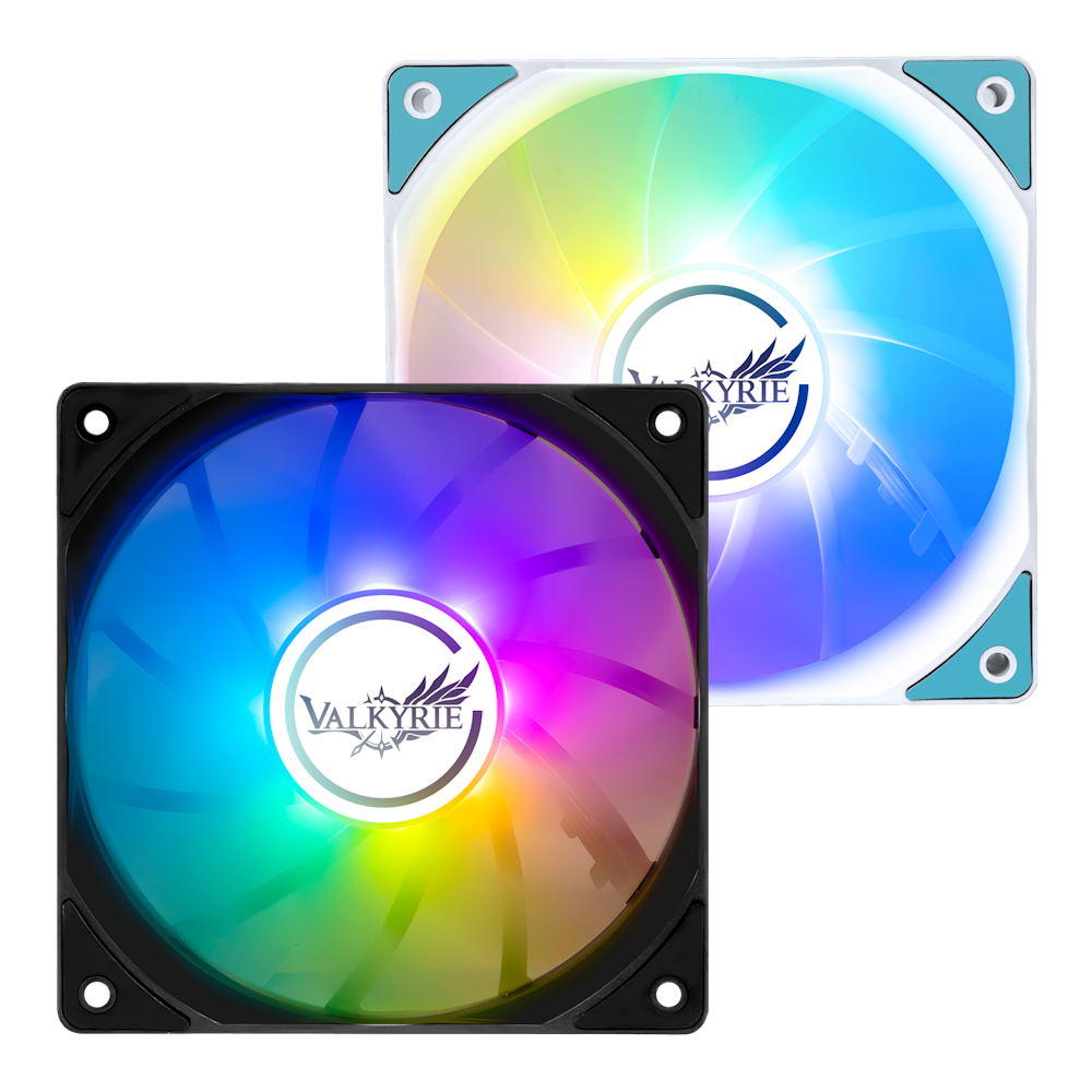 발키리 VALKYRIE V12F ARGB 케이스 쿨러 FAN 120 블랙 - 상세 이미지 2