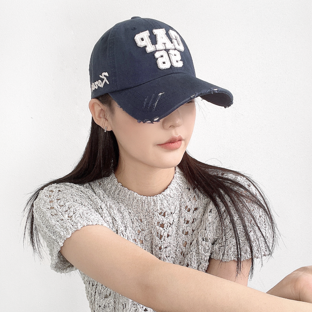96 빈티지무드 워싱 Y2K 남녀공용 볼캡 - 상품 이미지