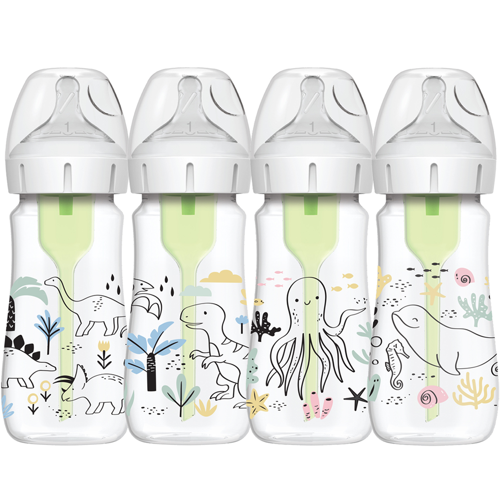닥터브라운 젖병 디자이너 에디션 PP 270ml 2P Wide Options+ - 상품 이미지