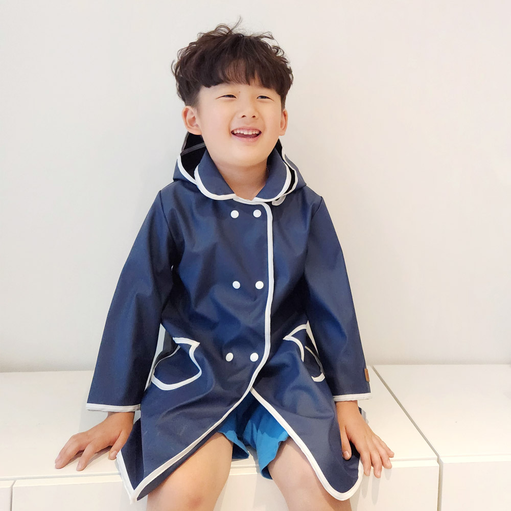 노르디코 아기우비 아기레인코트 남아우비 네이비 국내제조 - 상세 이미지 5