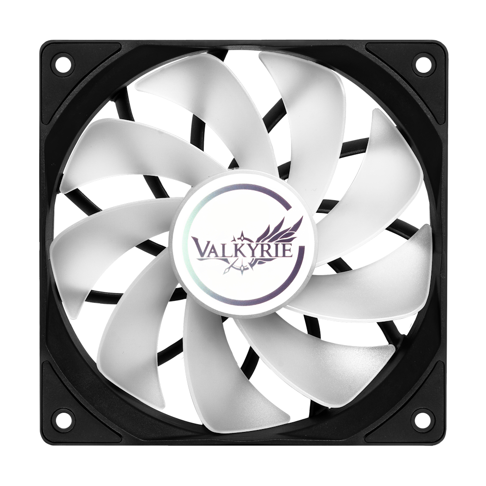 발키리 VALKYRIE V12FR ARGB 케이스 쿨러 FAN 120 블랙 - 상품 이미지