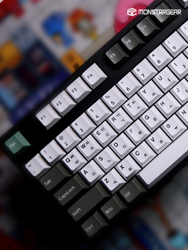 가츠 닌자87BT 게이트론축 수제 풀윤활 유 무선 블루투스 커스텀 기계식 조약돌 키보드