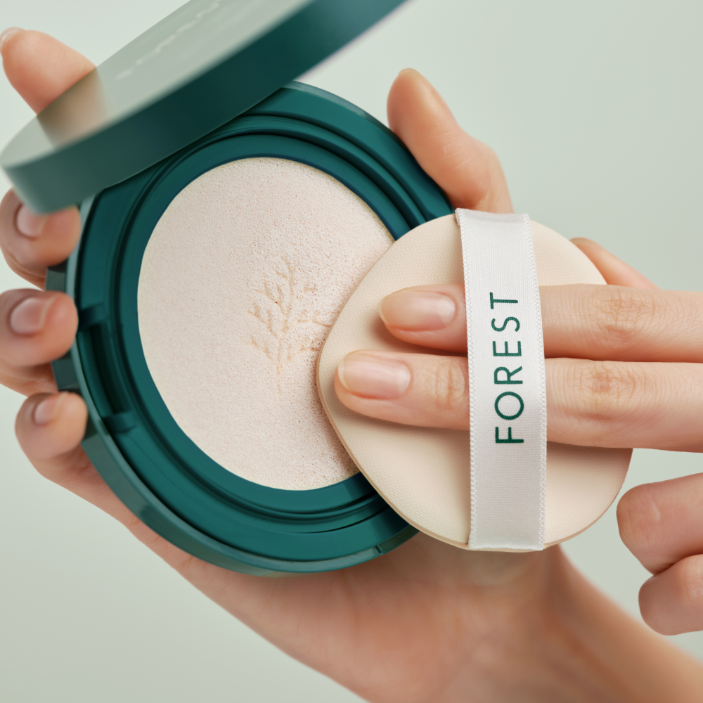 포레스트 비건 선쿠션 13g(SPF50+) 골프, 끈적임없는 톤업선쿠션 이미지 3