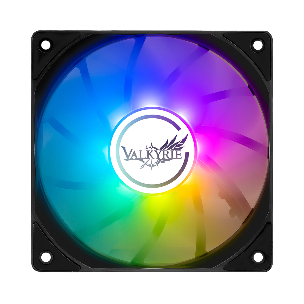 발키리 VALKYRIE V12F ARGB 케이스 쿨러 FAN 120 블랙 - 상품 이미지