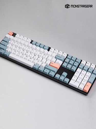 가츠 MK308 무접점 무소음 매크로 핫스왑 수제 풀윤활 커스텀 기계식 키보드 - 메인 이미지