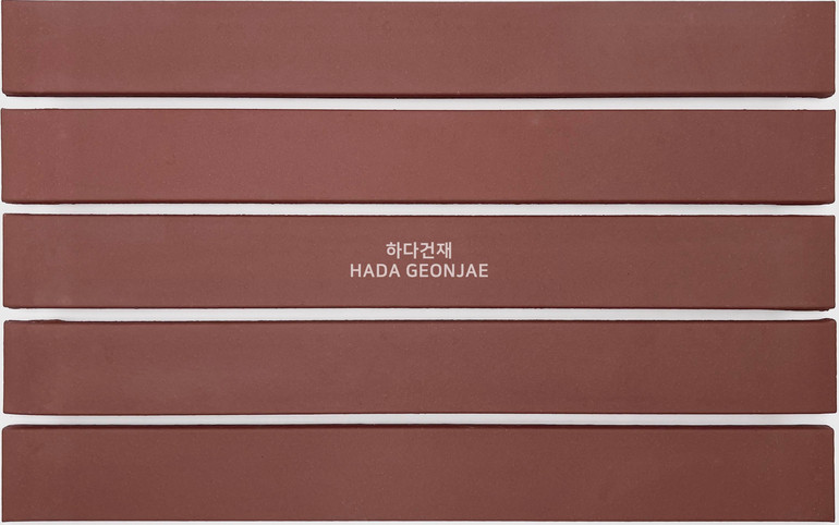 테라코타 점토롱타일 440x50x12T 레드 / 하다건재