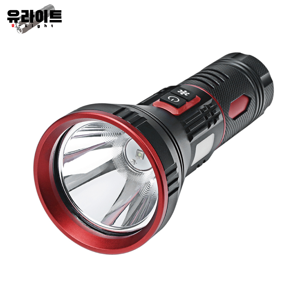 B3 휴대용 써치라이트 LED 충전식 랜턴 후레쉬 손전등 괴물 작업등 고휘도 해루질 써치