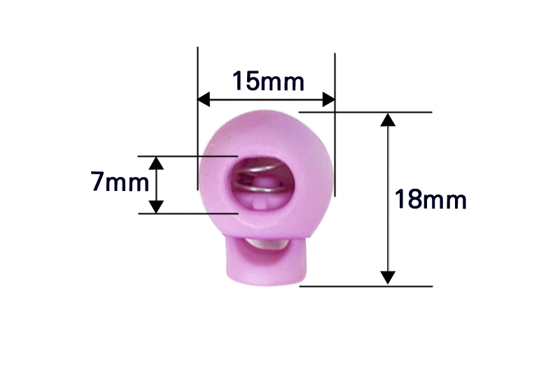 [컬러랜덤]18 x15mm 1구 원형 스토퍼(10개) - 상세 이미지 4
