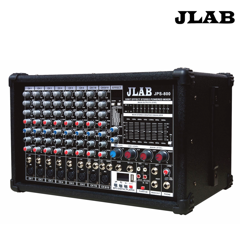 JLAB JPS-800 제이랩 JPS800 파워드 믹서 800W 이미지 2