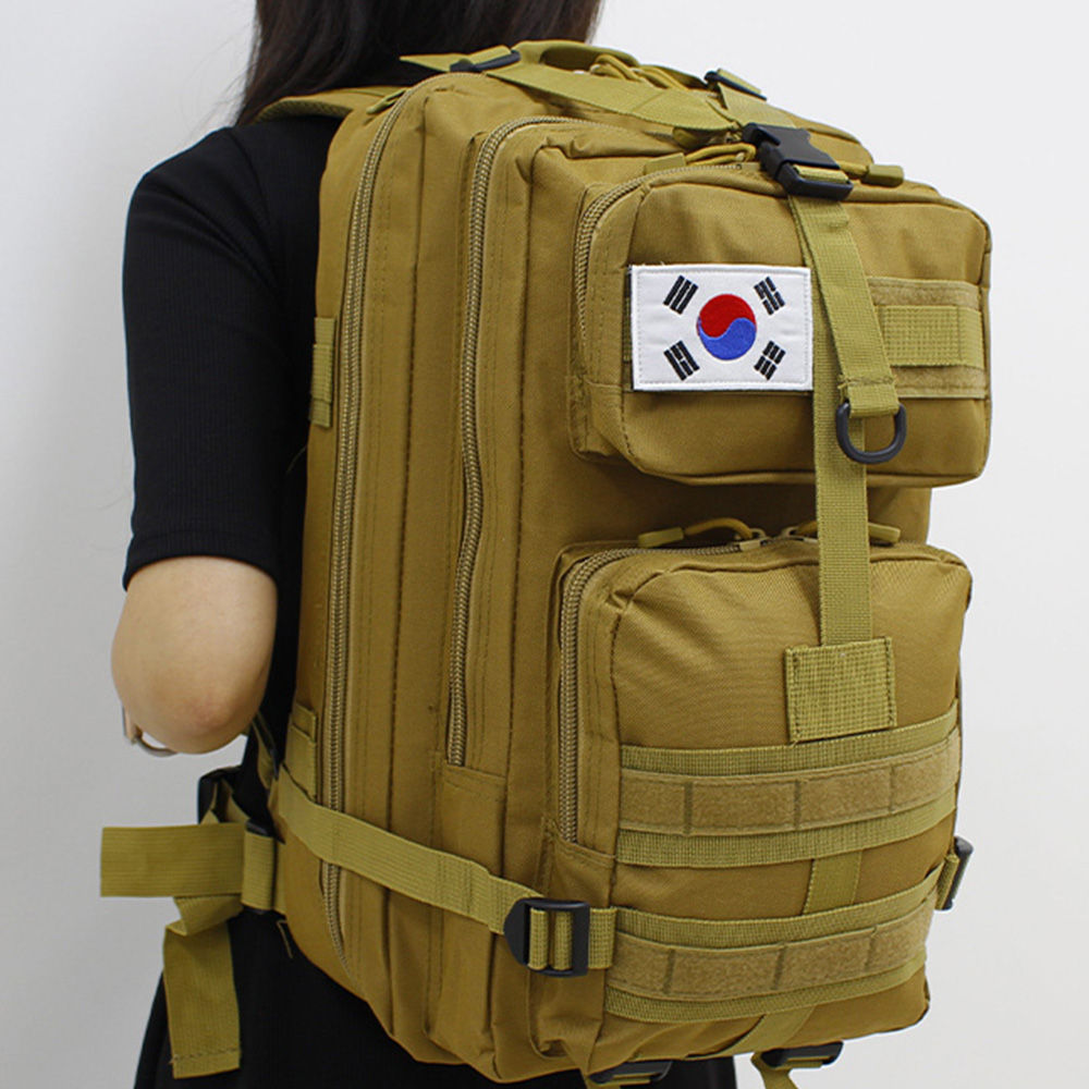 대용량 헬스 백팩 대형 밀리터리 여행 운동 캠핑 군인 전술 가방 - 상세 이미지 5