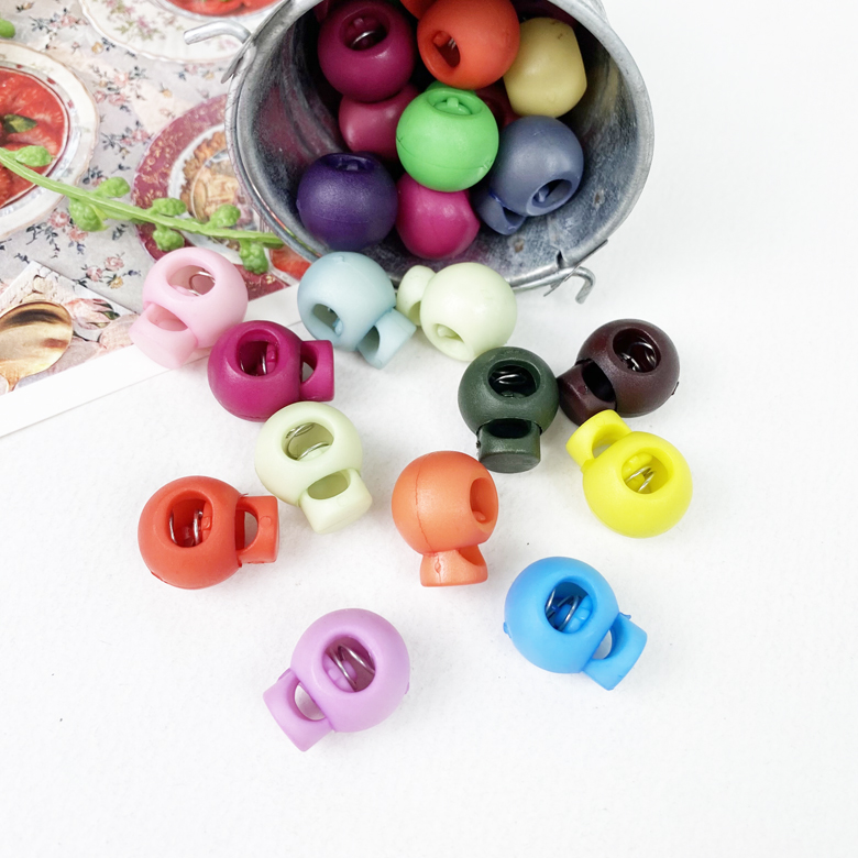 [컬러랜덤]18 x15mm 1구 원형 스토퍼(10개) - 상품 이미지