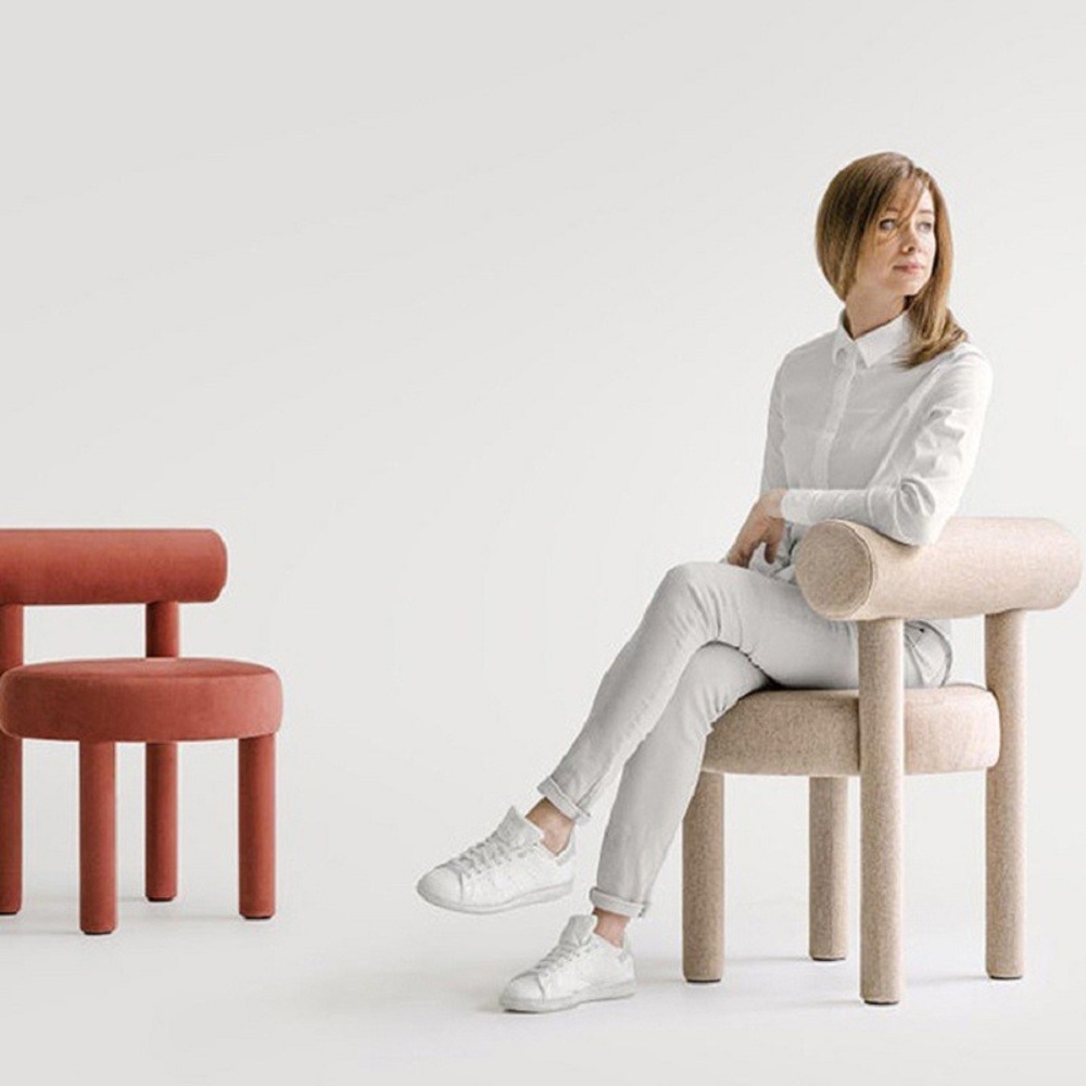 라운드 볼드체어 카페 인테리어 화장대 의자 bold chair - 상세 이미지 4