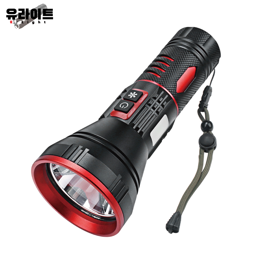 B3 휴대용 써치라이트 LED 충전식 랜턴 후레쉬 손전등 괴물 작업등 고휘도 해루질 써치