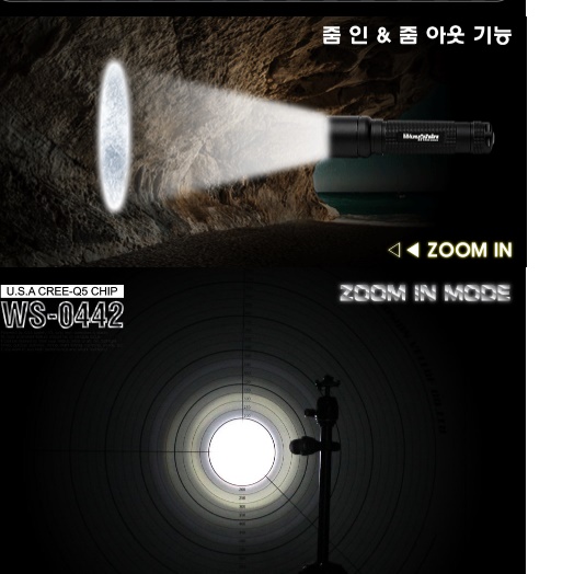 고성능 후레쉬 초강력후레쉬 강력 후레쉬 밝은 손전등 소형 랜턴 - 상세 이미지 5