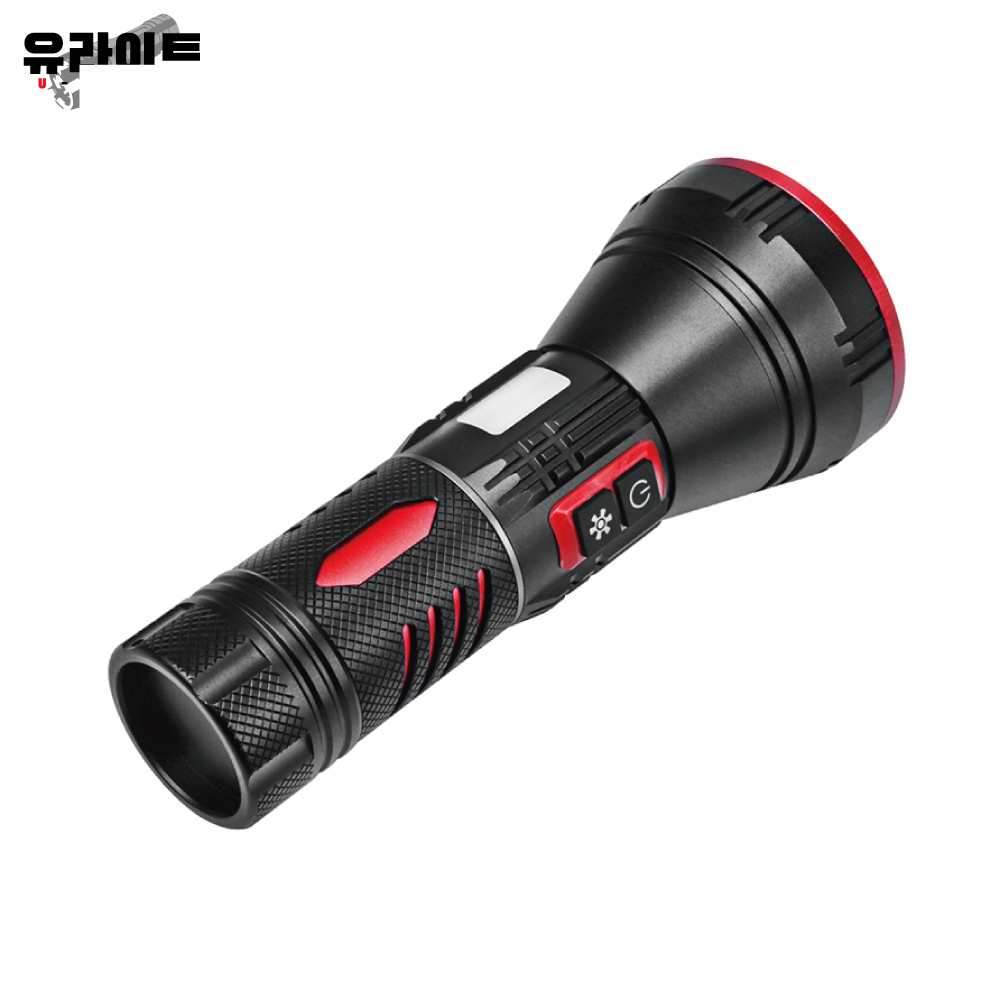 B3 휴대용 써치라이트 LED 충전식 랜턴 후레쉬 손전등 괴물 작업등 고휘도 해루질 써치