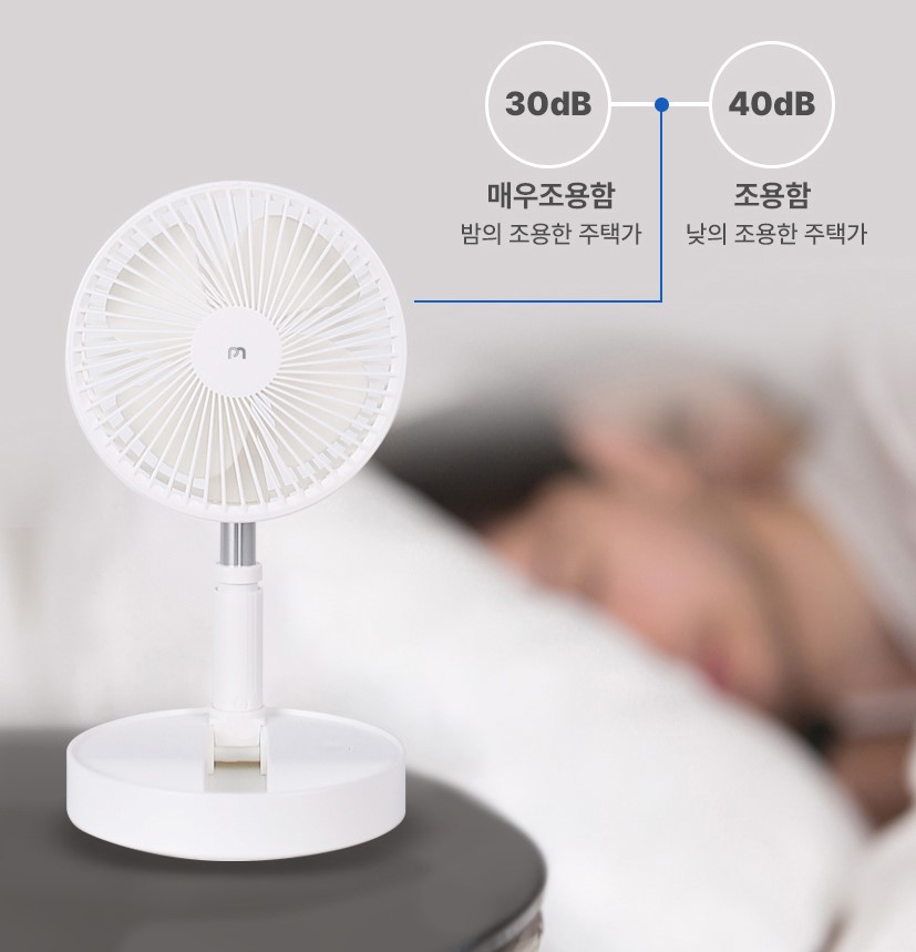 탁상용 선풍기 코스트코 무선 캠핑 소형 사무실 미니 써큘레이터 책상 침대용 - 상세 이미지 4