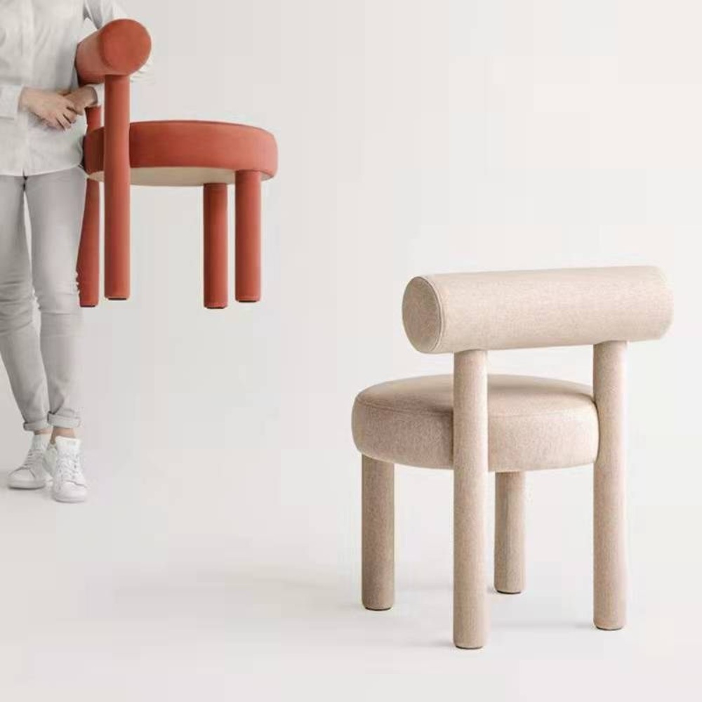 라운드 볼드체어 카페 인테리어 화장대 의자 bold chair - 상세 이미지 3